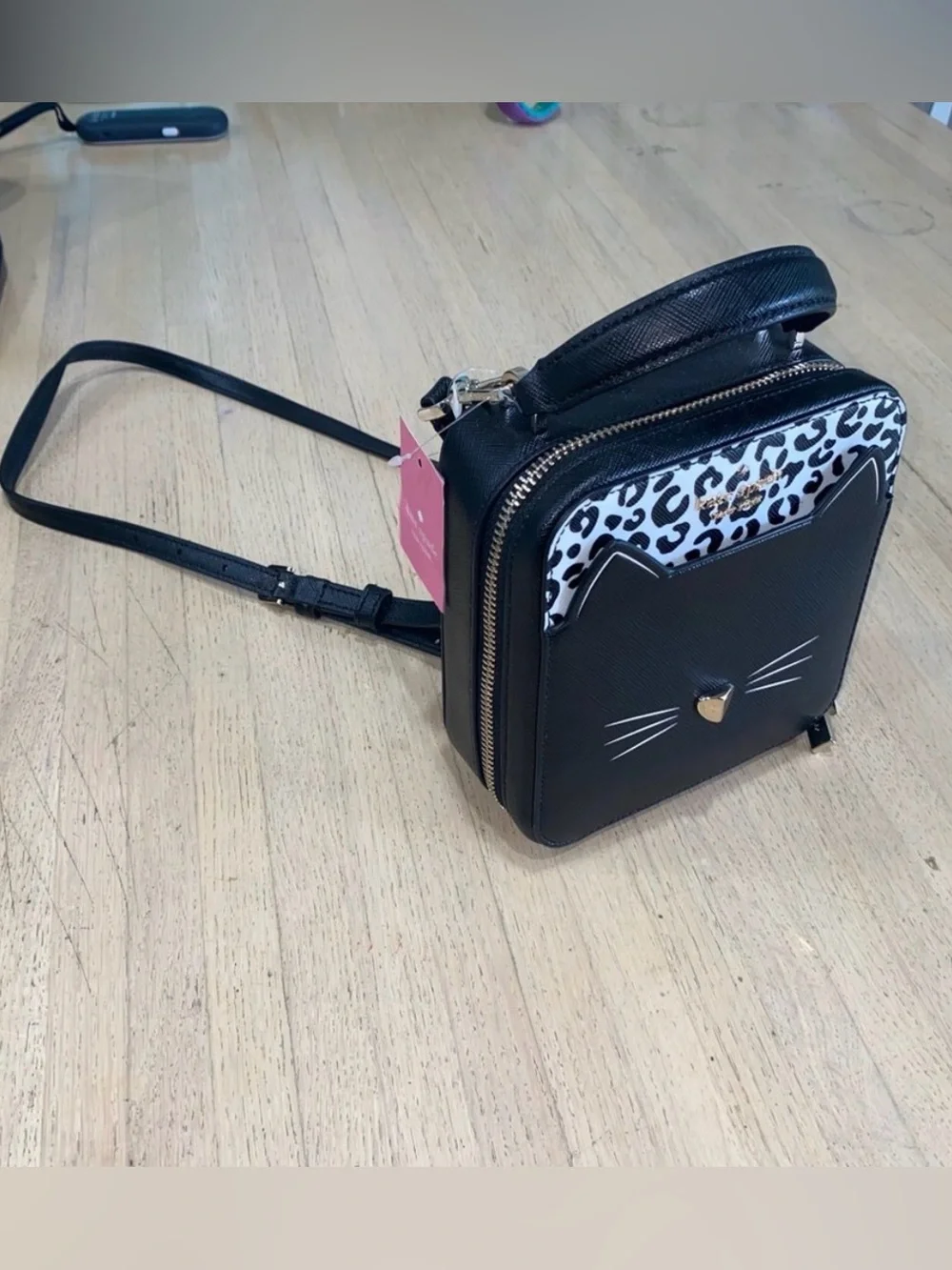 Kate Spade Cat Meow Daisy Colorblock Vanity Crossbody NWT